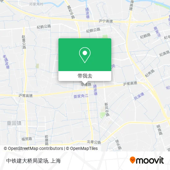 中铁建大桥局梁场地图