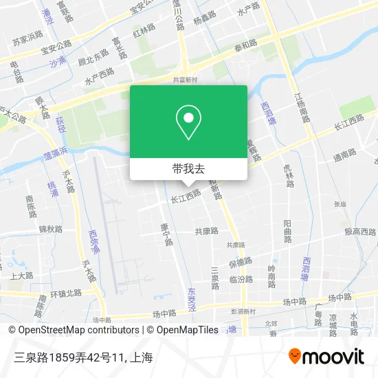 三泉路1859弄42号11地图