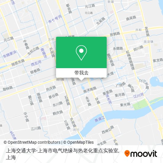 上海交通大学-上海市电气绝缘与热老化重点实验室地图