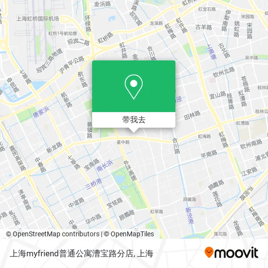 上海myfriend普通公寓漕宝路分店地图