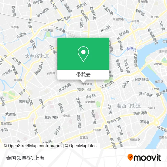 泰国领事馆地图