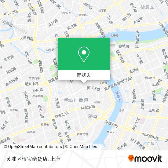 黄浦区根宝杂货店地图