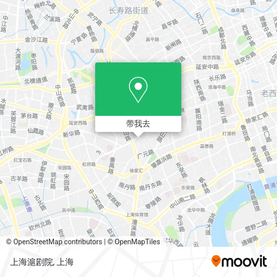 上海滬剧院地图