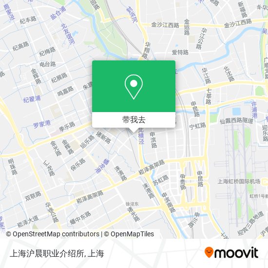 上海沪晨职业介绍所地图