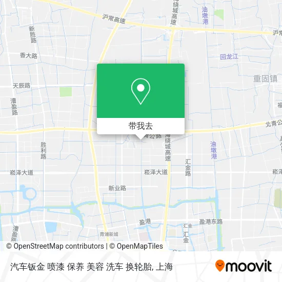 汽车钣金 喷漆 保养 美容 洗车 换轮胎地图