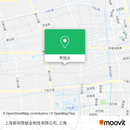 上海新协慧钣金制造有限公司地图