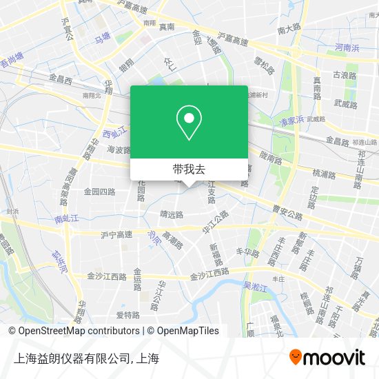 上海益朗仪器有限公司地图