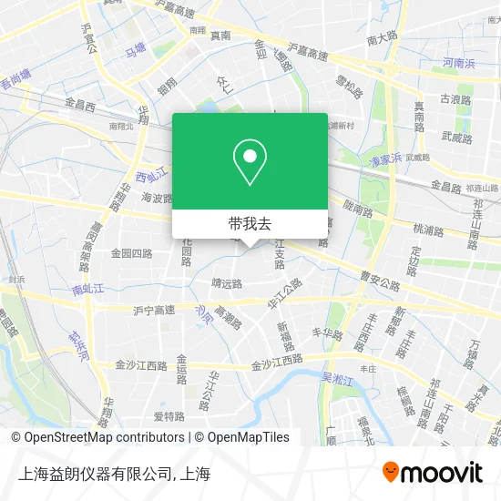 上海益朗仪器有限公司地图