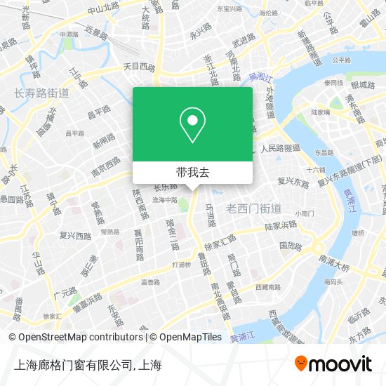 上海廊格门窗有限公司地图