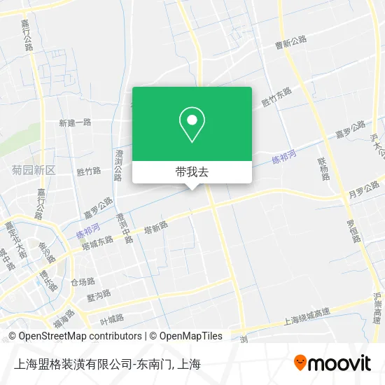 上海盟格装潢有限公司-东南门地图