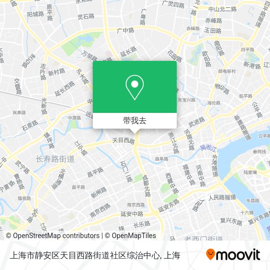 上海市静安区天目西路街道社区综治中心地图