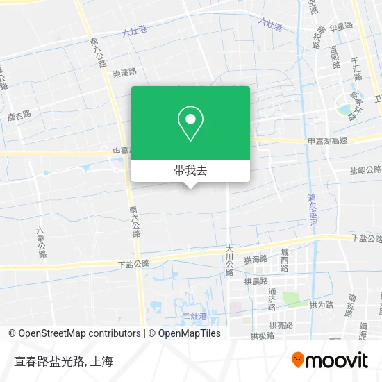 宣春路盐光路地图