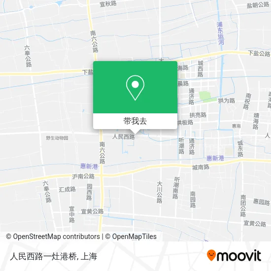 人民西路一灶港桥地图