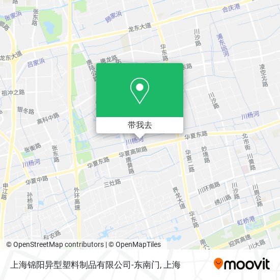 上海锦阳异型塑料制品有限公司-东南门地图