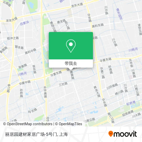 丽居园建材家居广场-5号门地图