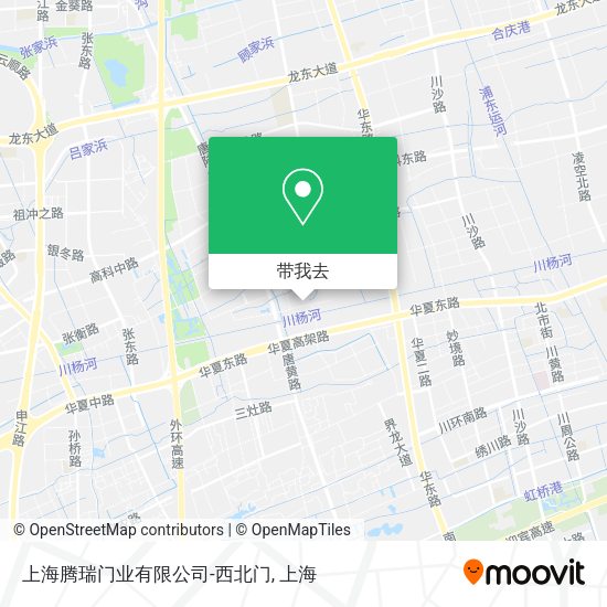 上海腾瑞门业有限公司-西北门地图