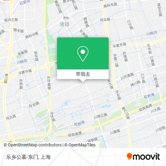 乐乡公墓-东门地图