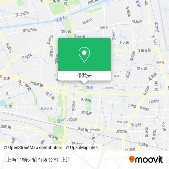 上海平畅运输有限公司地图