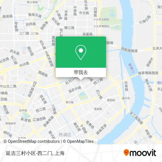 延吉三村小区-西二门地图