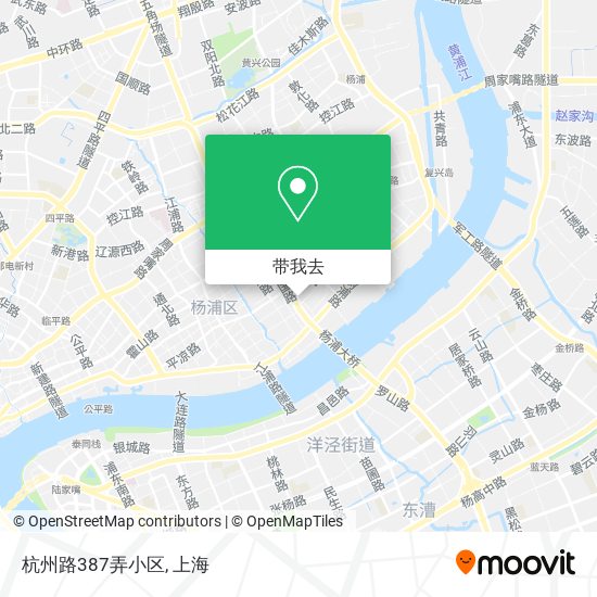 杭州路387弄小区地图