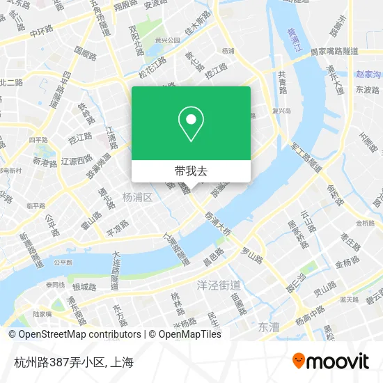 杭州路387弄小区地图