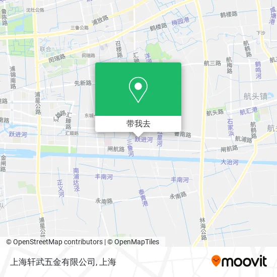 上海轩武五金有限公司地图