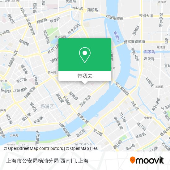 上海市公安局杨浦分局-西南门地图