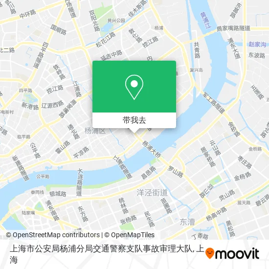 上海市公安局杨浦分局交通警察支队事故审理大队地图