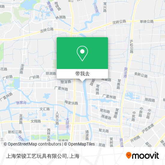 上海荣骏工艺玩具有限公司地图