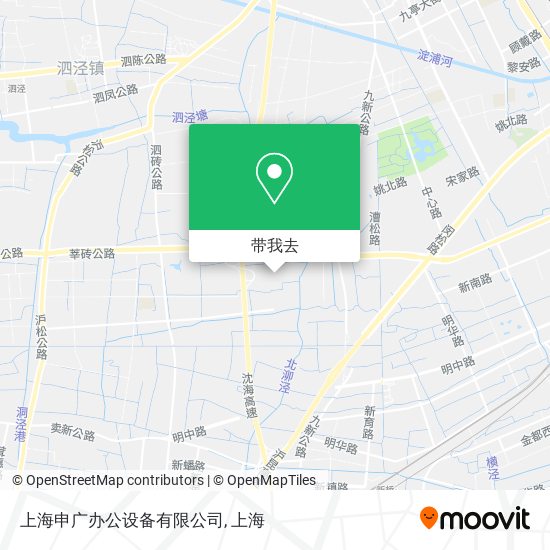 上海申广办公设备有限公司地图