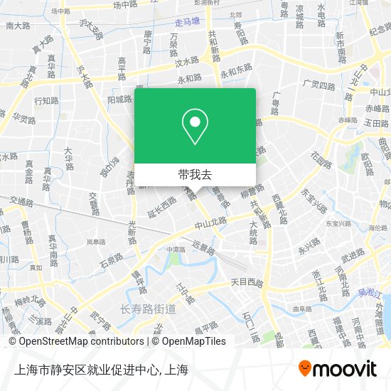 上海市静安区就业促进中心地图