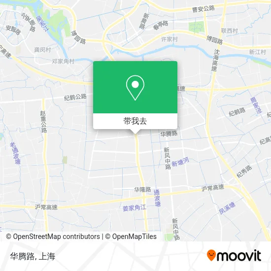 华腾路地图