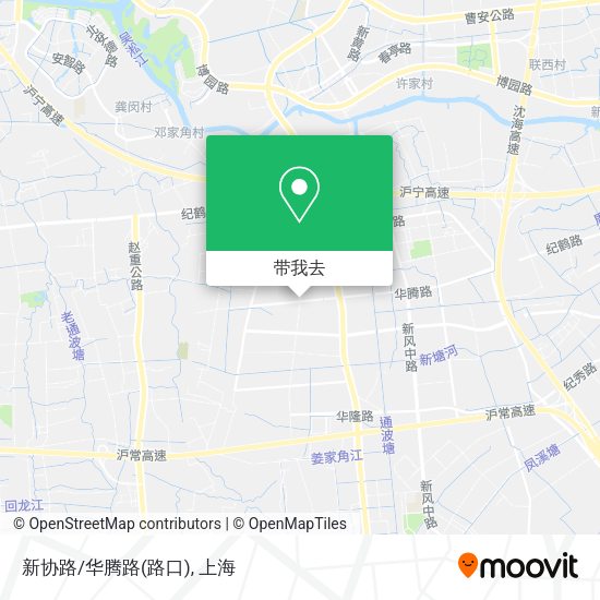 新协路/华腾路(路口)地图