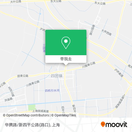 华腾路/新四平公路(路口)地图