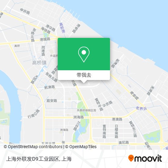 上海外联发D9工业园区地图