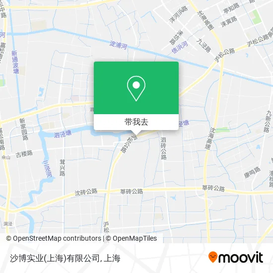 沙博实业(上海)有限公司地图