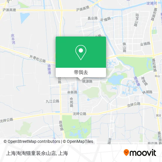 上海淘淘猫童装佘山店地图