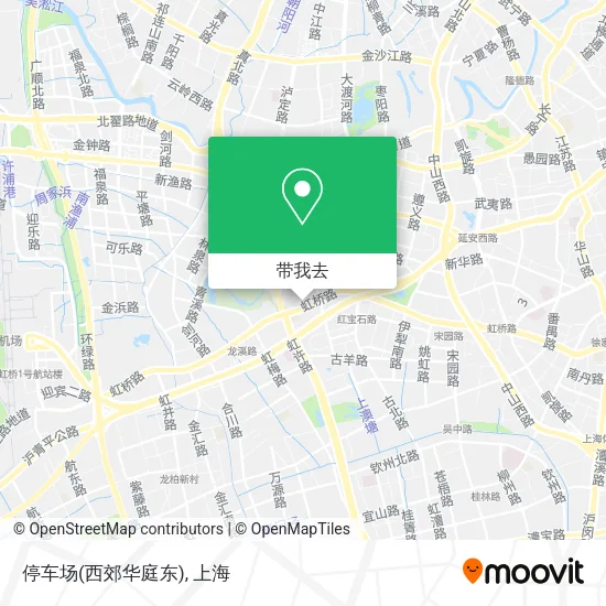 停车场(西郊华庭东)地图