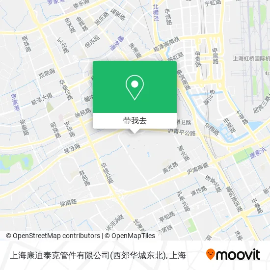 上海康迪泰克管件有限公司(西郊华城东北)地图