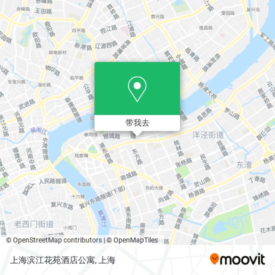 上海滨江花苑酒店公寓地图