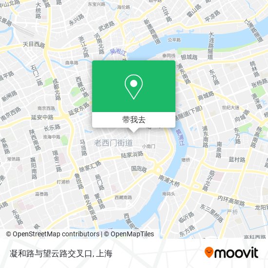 凝和路与望云路交叉口地图