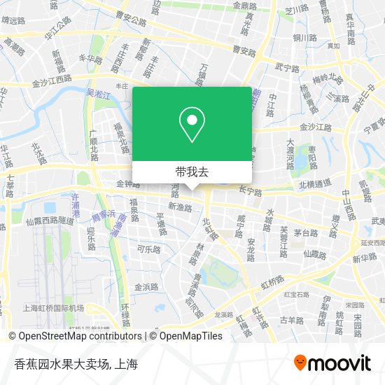 香蕉园水果大卖场地图