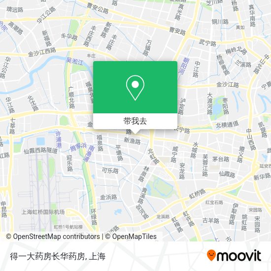 得一大药房长华药房地图