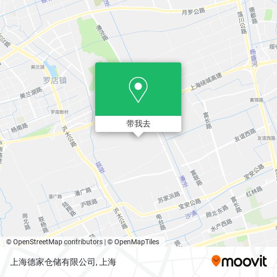 上海德家仓储有限公司地图