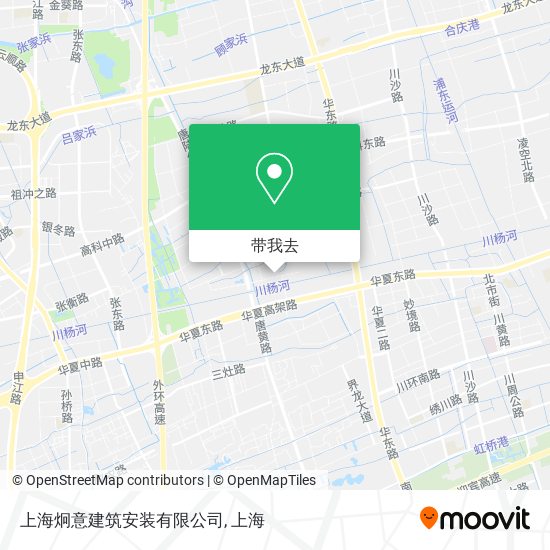 上海炯意建筑安装有限公司地图