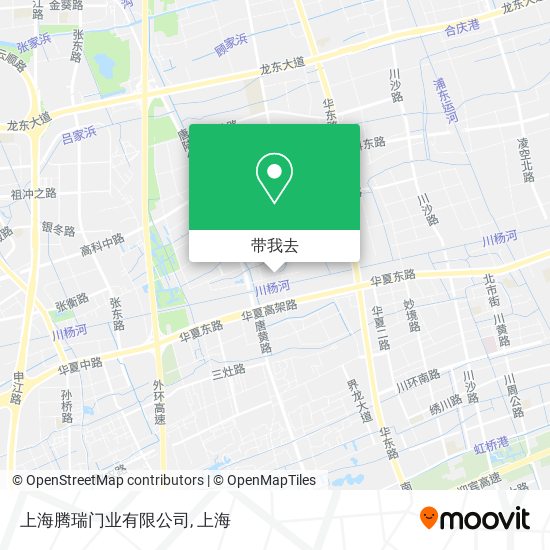 上海腾瑞门业有限公司地图