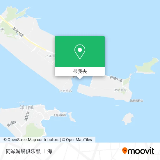 同诚游艇俱乐部地图