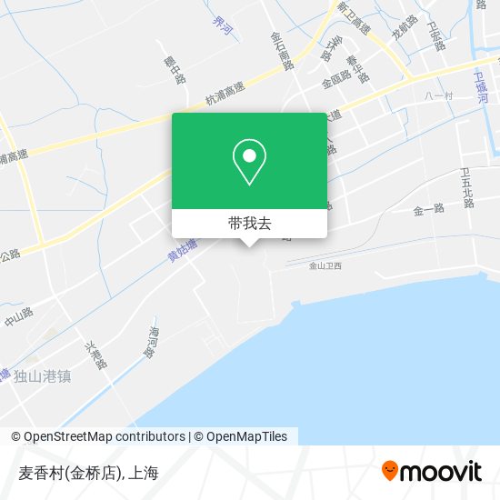 麦香村(金桥店)地图