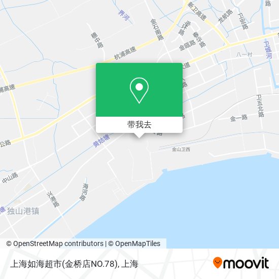 上海如海超市(金桥店NO.78)地图