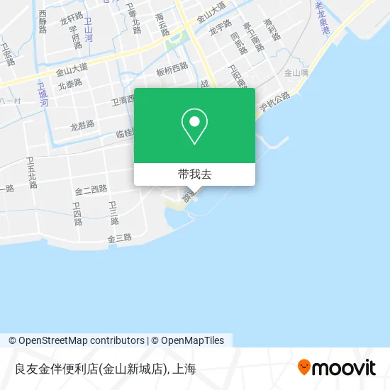 良友金伴便利店(金山新城店)地图